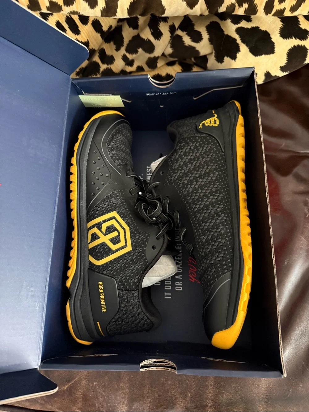 Born Primitive Women’s Training Shoes - Black & Yellow - Picture 10 of 11